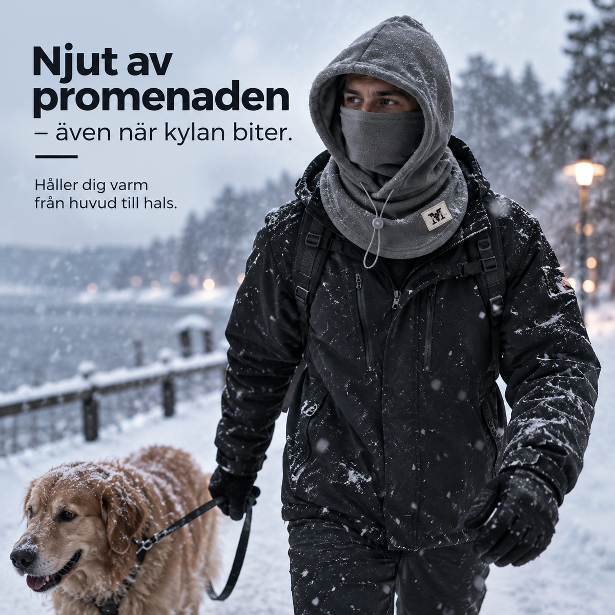 VärmeHuvan™ – 3-i-1 skydd mot kyla & vind