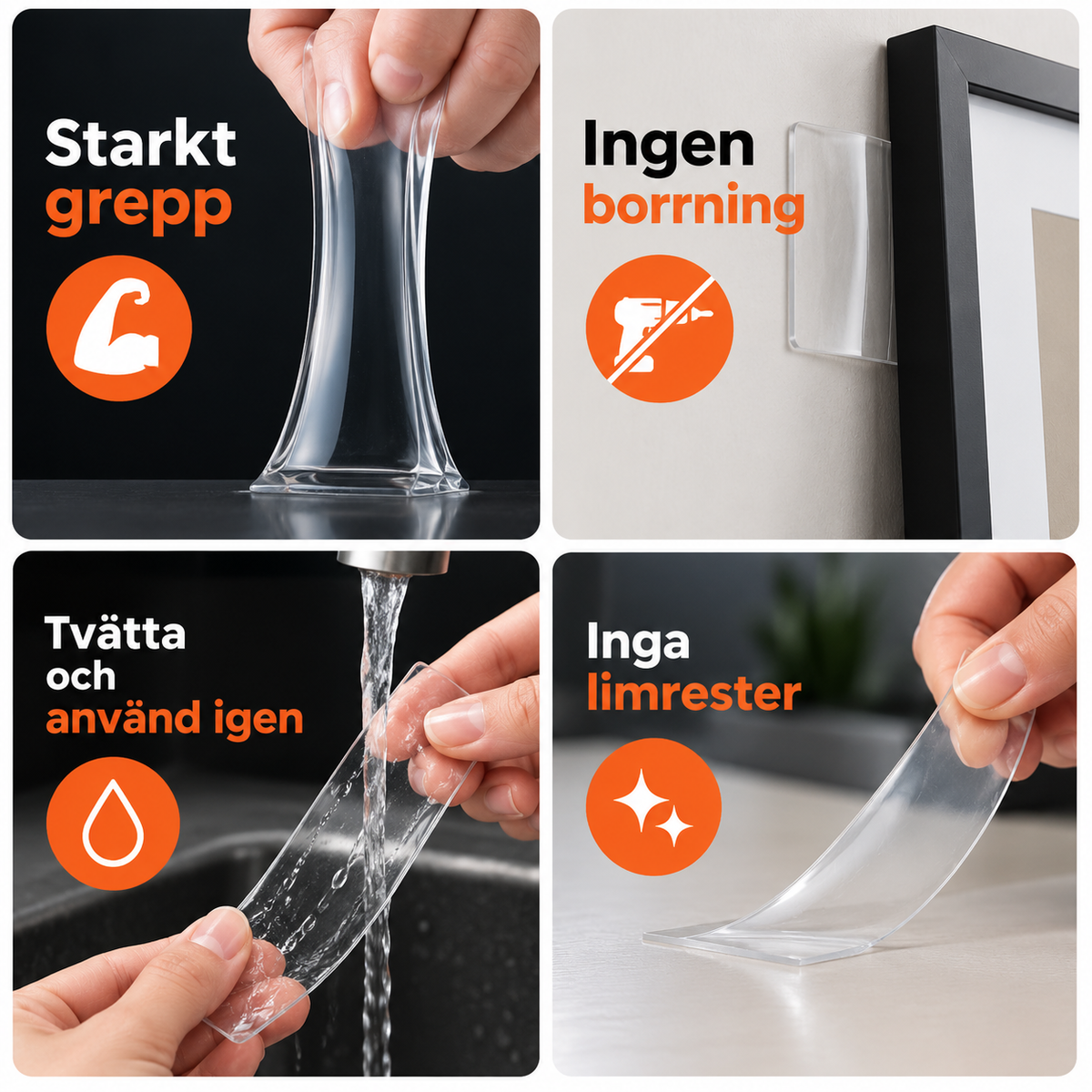 FästKlart™ – Stark montering utan borrning
