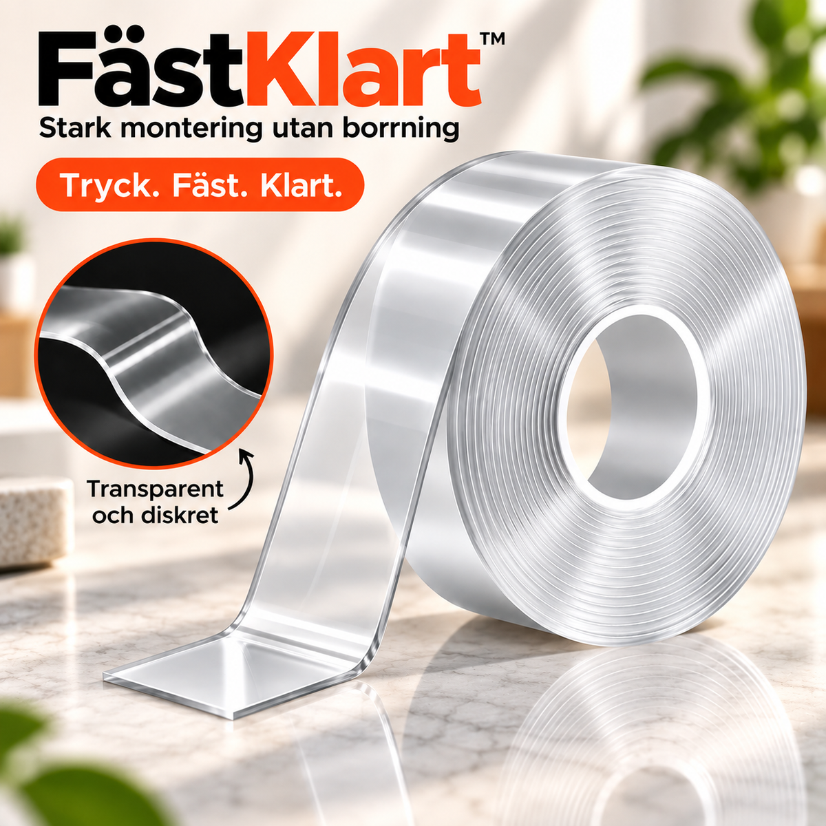 FästKlart™ – Stark montering utan borrning